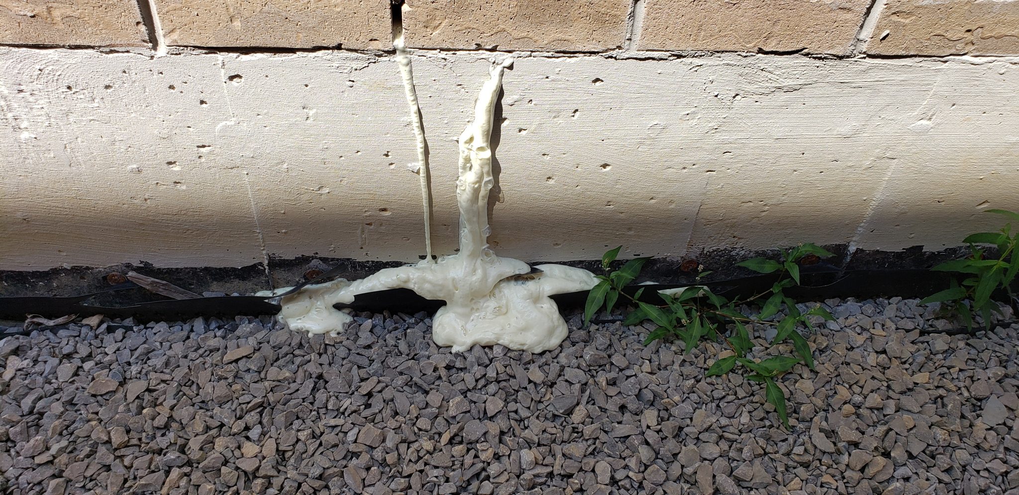 Leaking foundation crack repair AquaGuard Injection & Waterproofing®